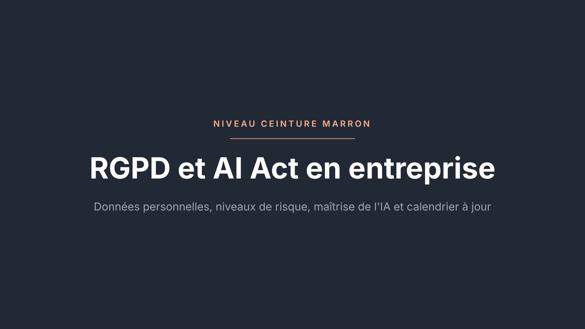 RGPD et AI Act en entreprise